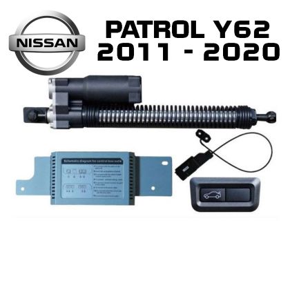 Haion electric Nissan Patrol Y62 2011–2020 – sistem automat de ridicare și închidere portbagaj