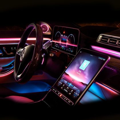 Lumini Ambientale NIGHTVIBE statice universale 64 de culori AMB-UNIV-01 control din telefon