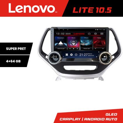Navigatie Jeep Cherokee 2014-2019 Manual Kit-248 Lenovo  8 core 4+64 10.5 inch Incell 1K android Wifi 5Ghz gps internet 32