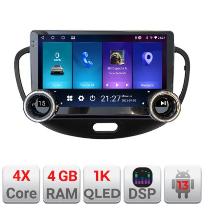 Navigatie Hyundai I10 2007-2013 Edotec  4+64 10.5 inch Incell 1K android Wifi 5Ghz gps internet  KIT-i10-2007