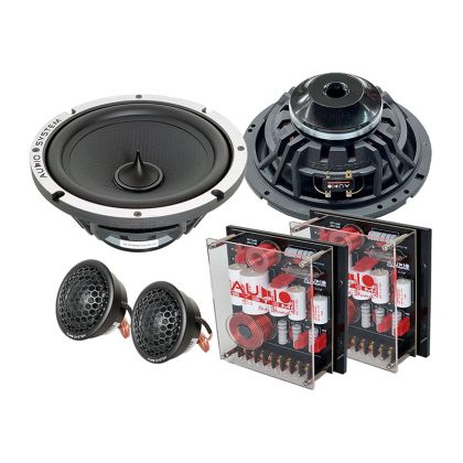 Set 2 Difuzoare componente, Audio System HX 165 PHASE, 175 watts, 165 mm, 6.5", 3 ohm, high end