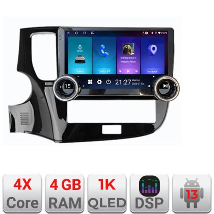 Navigatie Mitsubishi Oultander 2020- Kit-1230-20 Edotec  4+64 10.5 inch Incell 1K android Wifi 5Ghz gps internet 32