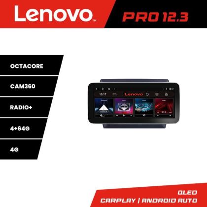 Navigatie Isuzu DMAX 2020- K-DMAX20 Lenovo PRO 4+64 12.3 inch qled android 4G DSP gps internet  Co