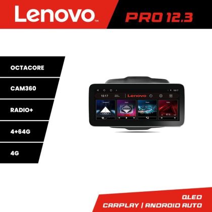 Navigatie Jeep Renegade K-500 Lenovo PRO 4+64 12.3 inch qled android 4G DSP gps internet  8Core