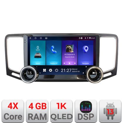 Navigatie VW Sharan 2011-2020 Kit-SHARAN Edotec  4+64 10.5 inch Incell 1K android Wifi 5Ghz gps internet