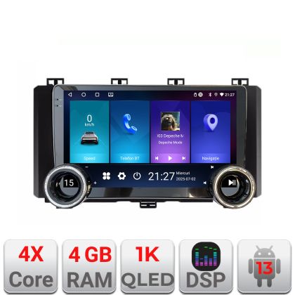Navigatie Toyota Auris 2013-2017 Edotec  4+64 10.5 inch Incell 1K android Wifi 5Ghz gps internet  Kit-auris15+kit-toyota-universal