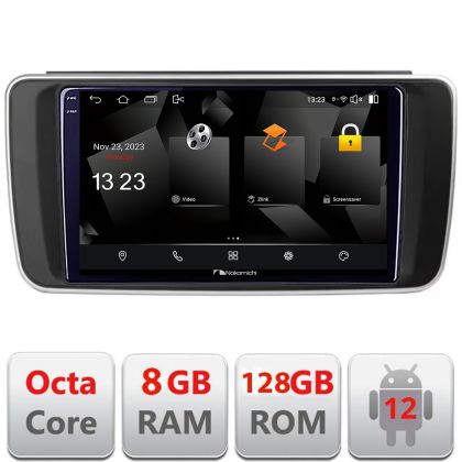 Navigatie Nissan Leaf 2018-2024 Nakamichi NAM5960PRO Octa core 8+128 carplay android auto radio gps internet