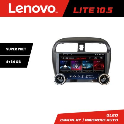 Navigatie Mitsubishi Spacestar Lenovo  8 core 4+64 10.5 inch Incell 1K android Wifi 5Ghz gps internet  Kit-spacestar