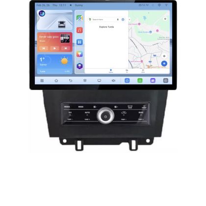 Navigatie dedicata Ford Mustang  2009-2014 Edonav ecran 13" 1K 4+64 Android Waze USB Navigatie 4G 360 Toslink Youtube Radio KI