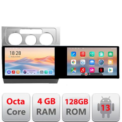Navigatie VW Touran 2003-2010 Kit-TOURAN1 Edotec 2 ecrane  8 core 4+128 21.6 inch Incell android Wifi 5Ghz gps internet a