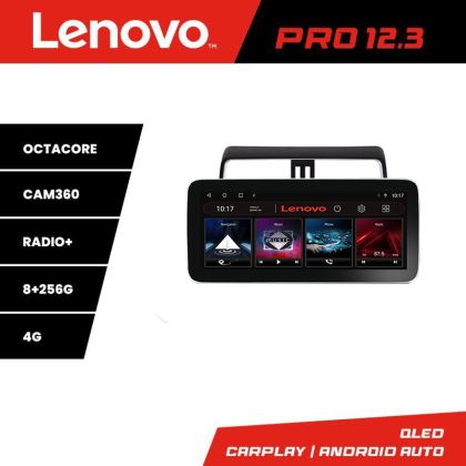 Navigatie Toyota Prado J150 2018- K-1065 Lenovo PRO 8+256 12.3 inch qled android 4G DSP gps internet