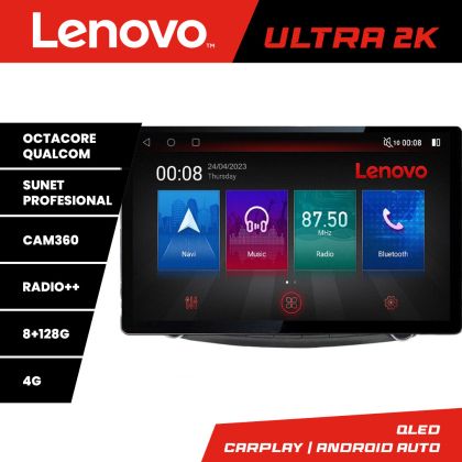 Navigatie Lexus IS 2005-2011 N- IS ecran 13" 2K 8+128 Android Waze USB Navigatie 4G 360 Toslink Youtube Radio