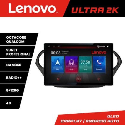 Navigatie Hyundai I10 2013-2019 N-HY38 ecran 13" 2K 8+128 Android Waze USB Navigatie 4G 360 Toslink Youtube Rad