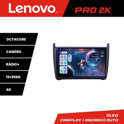 Navigatie VW Polo 2014- Lenovo Kit-655 8 core QLED 2K 12+256 360 Android Waze USB Navigatie Internet Youtube Radio