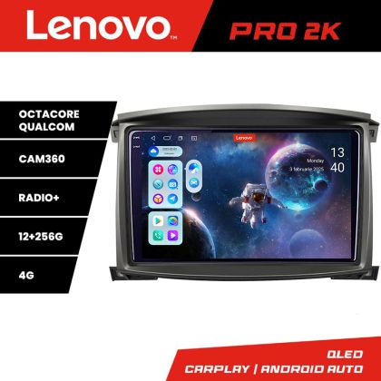 Navigatie Toyota Land Cruiser L100 2002-2006 Android radio gps internet 8 core QLED 2K 12+256 360 Lenovo
