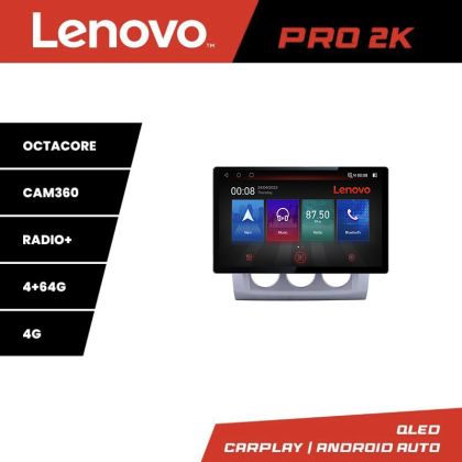 Navigatie Ford Focus clima manuala K-140-manual Lenovo PRO 4+64 13 inch 2K android 4G DSP gps internet 32