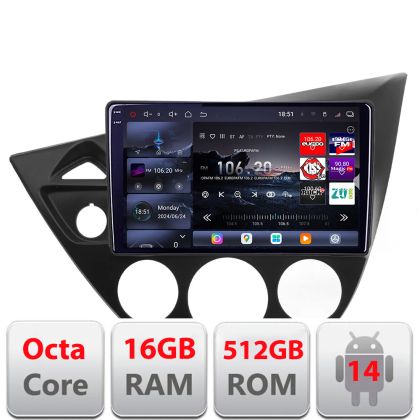 Navigatie Ford Focus 1 1998-2004 Android radio gps internet 8 core QLED 2K 16+512GB 360 Edotec