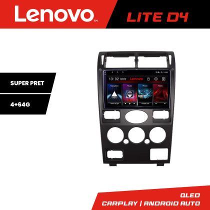 Navigatie Ford Mondeo 2004-2007 Lenovo QLED 1K 4+64 WIFI 5Ghz carplay android auto Android kit-mondeo2001+EDT-LITE-D4-9-4+64