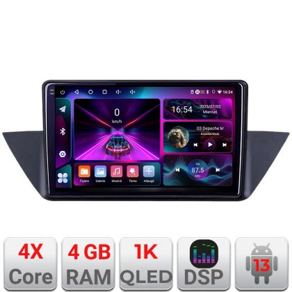 Navigatie BMW X1 E84 A-219 cu Android Radio Bluetooth internet  4+64 InCell Display 1K