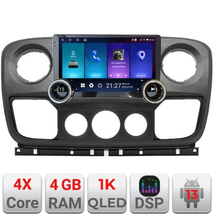 Navigatie Opel Movano, Renault Master 2010-2021  Edotec  4+64 10.5 inch Incell 1K android Wifi 5Ghz gps internet v2