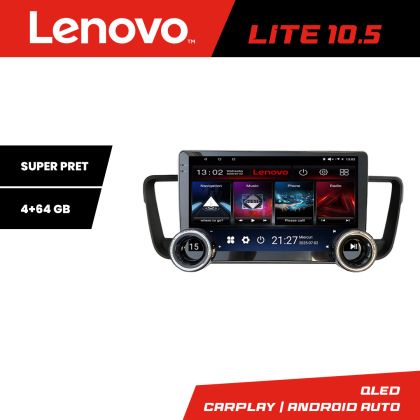 Navigatie Peugeot 508 Kit-5637 Lenovo  8 core 4+64 10.5 inch Incell 1K android Wifi 5Ghz gps internet