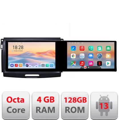 Navigatie Ford Ranger 2015-2020 Edotec 8 core 4+128 10.5 inch Incell 1K android Wifi 5Ghz gps internet