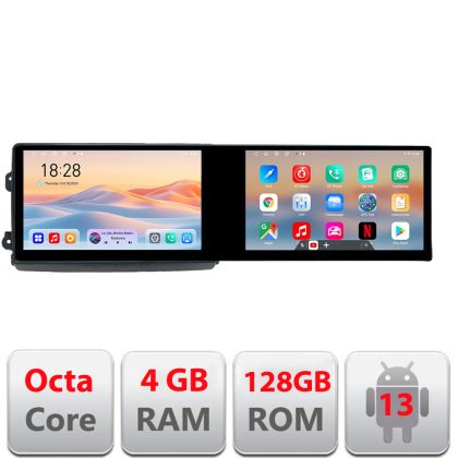 Navigatie Fiat Ducato 2021- Edotec Incell 1K 10.5 inch  8 core 4+128 carplay android auto radio internet KIT-ducato2024+EDT-E211-RK
