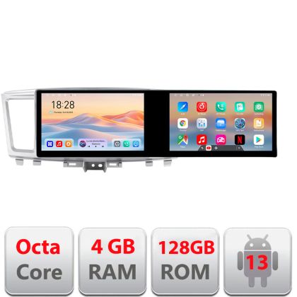 Navigatie Infinity QX60 2014-2020 Edotec 2 ecrane  8 core 4+128 21.6 inch Incell android Wifi 5Ghz gps internet  KIT-qx60