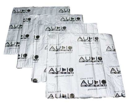 Insonorizant vibro absorbant ALU SHEET EVO, grosime 1.25 mm, o coala 250 x 250 mm – preț pentru 1 coală (nu set)