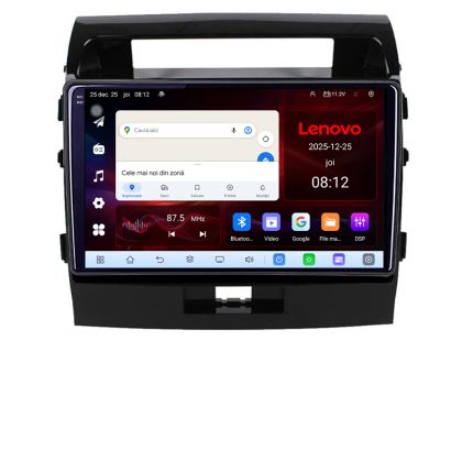 Navigatie Toyota LandCruiser 2008-2015 Lenovo 8 Core 2.2 Ghz 8+128 Qled Incell 1K Android 360 Carplay DSP AHD 1080P ADAS 4G Wifi 5Ghz Bluetooth PRO