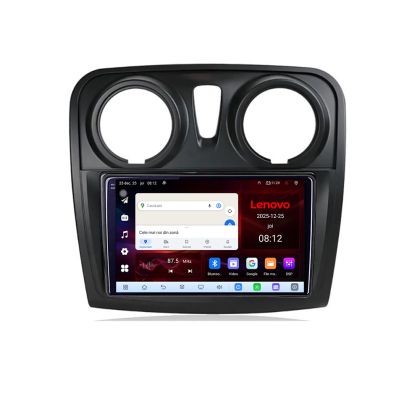 Navigatie Dacia Sandero Logan 2012-2020 Lenovo Kit-sandero 8 Core 2.2 Ghz 8+128 Qled Incell 1K Android 360 Carplay DSP AHD 1080P ADAS 4G Wifi 5Ghz Bluetooth PRO