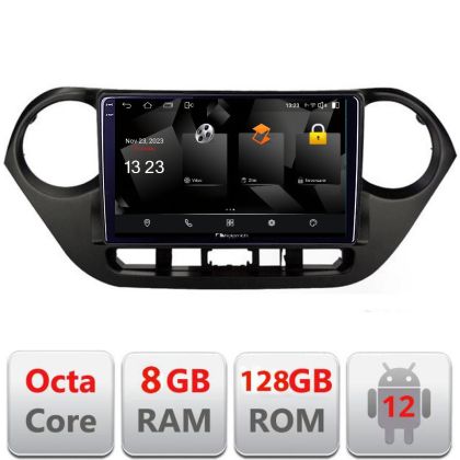 Navigatie Hyundai I10 2013-2019 5960Pro-HY38 Android Octa Core Qualcomm 2K Qled 8+128 DTS DSP 360 4G Optical