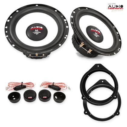 Pachet difuzoare Audi A3 (8P) 2003-2012 Audio System M-Series componente dedicate uși față