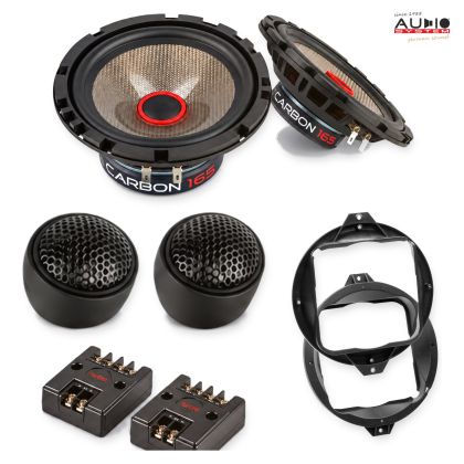 Pachet difuzoare Audi TT (8N) 1998-2000 Audio System CARBON componente dedicate uși față
