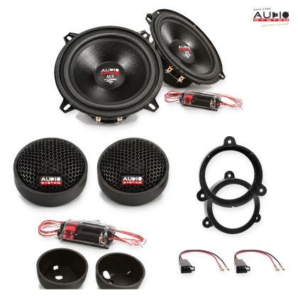 Pachet difuzoare Dacia Sandero 2008-2012 Audio System MX componente dedicate uși față