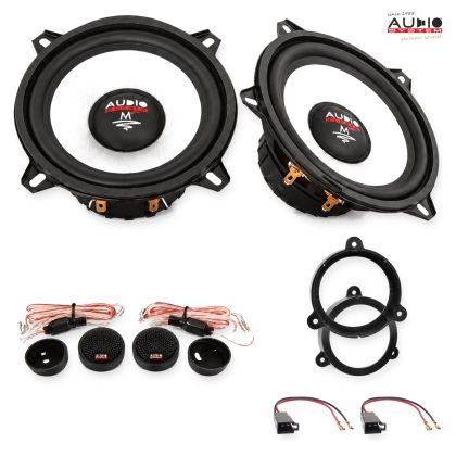 Pachet difuzoare Dacia Sandero 2008-2012 Audio System M-Series componente dedicate uși față