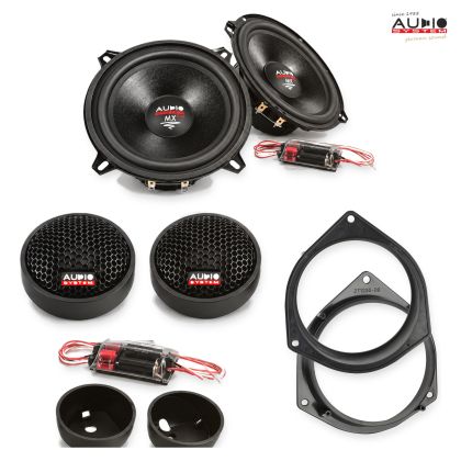 Pachet difuzoare Fiat Doblo (ZAF263) 2015-2022 Audio System MX componente dedicate uși față