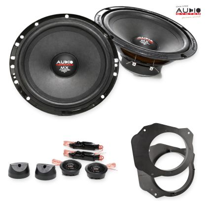 Pachet difuzoare Fiat Scudo 2007-2016 Audio System MX componente dedicate uși față