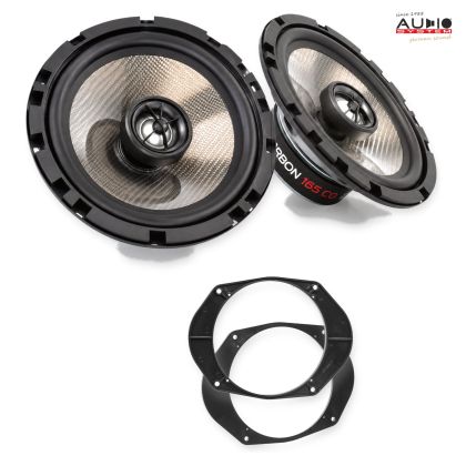 Pachet difuzoare Ford Focus (DAW/DFW/DNW) 1998-2004 Audio System CARBON coaxiale dedicate uși spate
