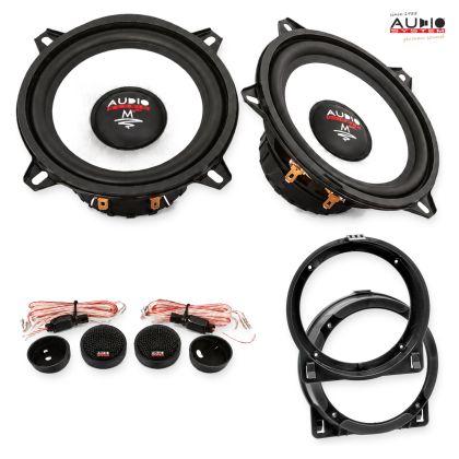 Pachet difuzoare Honda FR-V (B1/B3/BE5) 2007-2010 Audio System M-Series componente dedicate uși față