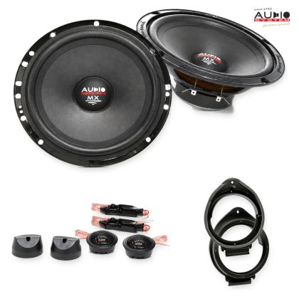 Pachet difuzoare Hummer H3 2008-2010 Audio System MX componente dedicate uși față