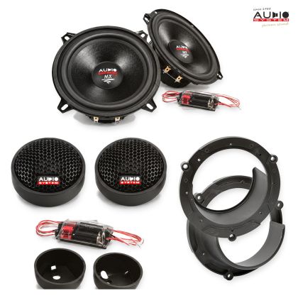 Pachet difuzoare Mazda 2 (DE) 2007-2010 Audio System MX componente dedicate uși față