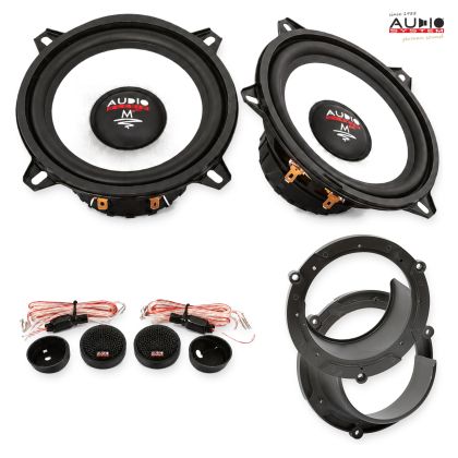 Pachet difuzoare Mazda 2 (DE) 2007-2010 Audio System M-Series componente dedicate uși față