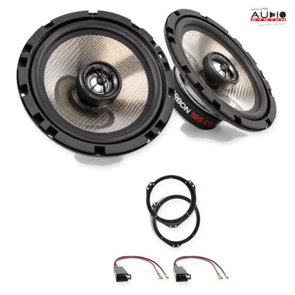 Pachet difuzoare Opel Corsa C 2000-2006 Audio System CARBON coaxiale dedicate uși spate