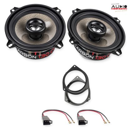 Pachet difuzoare Opel Corsa C (X01) 2006-2006 Audio System CARBON coaxiale dedicate uși spate
