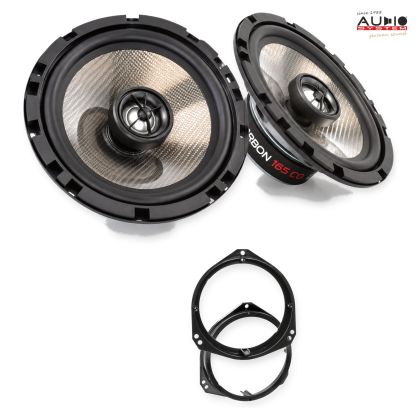 Pachet difuzoare Opel Meriva A (X01 MONOCAB A) 2003-2005 Audio System CARBON coaxiale dedicate uși spate