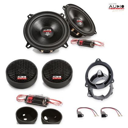Pachet difuzoare Renault Kangoo (FW/KW) 2008-2013 Audio System MX componente dedicate uși față
