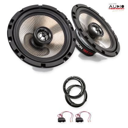 Pachet difuzoare Seat Toledo (1M) 1999-2005 Audio System CARBON coaxiale dedicate uși spate
