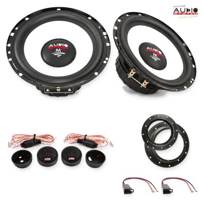 Pachet difuzoare Skoda Octavia II (1Z) 2004-2013 Audio System M-Series componente dedicate uși față