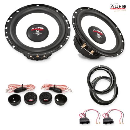 Pachet difuzoare VW New Beetle (1C/1Y/9C) 1997-2010 Audio System M-Series componente dedicate uși față